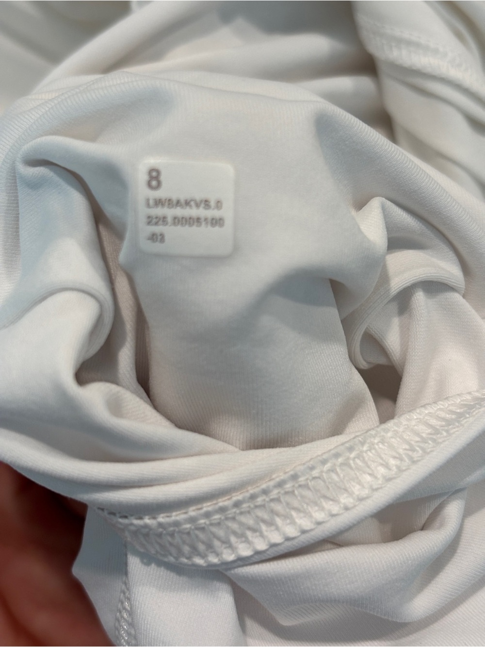 Lululemon White Tennis Skort Built-In Shorts Multi Pocket Size 8 Like New - Picture 8 of 8